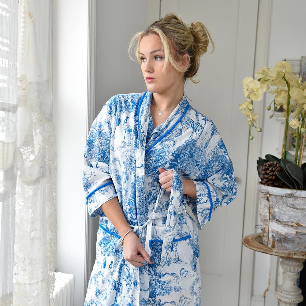 chinese dress ladies Quilted Dressing Gown main image 0