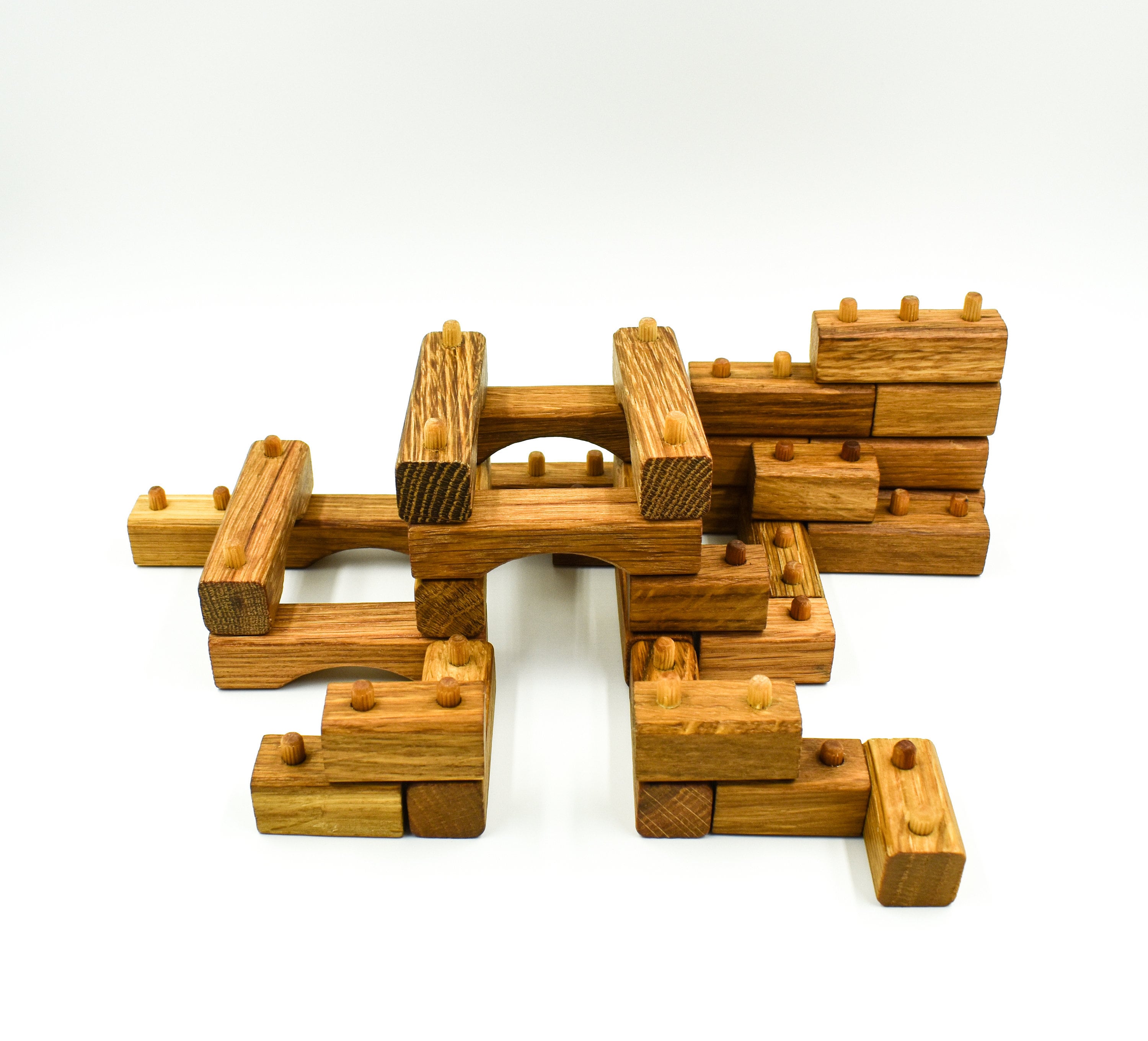 Handcrafted Wooden Interlocking Blocks for Children 46 Etsy