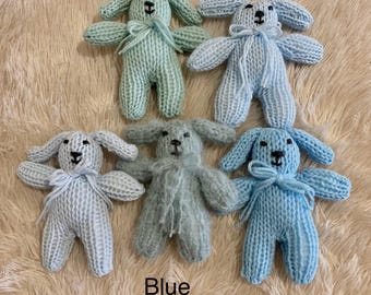 Newborn Bunny and Bonnet Set, Newborn photography prop, newborn stuffie toy,newborn bunny prop, newborn photo prop, Bunny Set