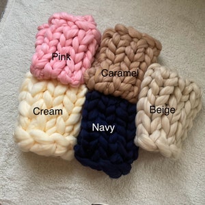 Knitted Bump blanket, knitted super chunky layer, basket filler, newborn layer, newborn photography prop, newborn photo prop, basket stuffer
