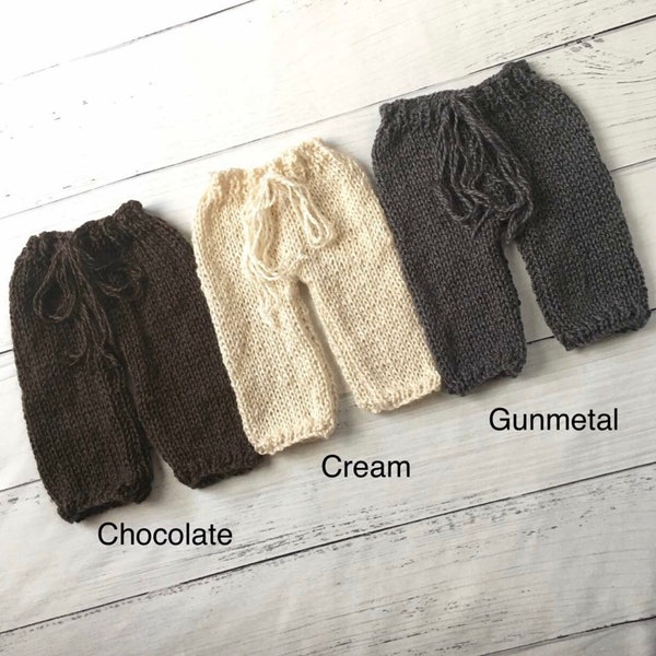 SALE.....Sitter Boys Pants, sitter photo prop , sitter Photography prop, sitter boys prop, sitter knitted prop, cske smash prop