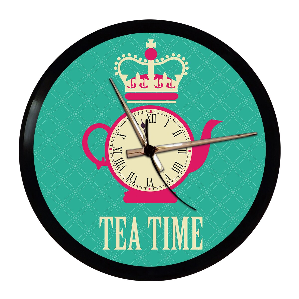 Tea time Vinyl Wall Clock 12 Etsy