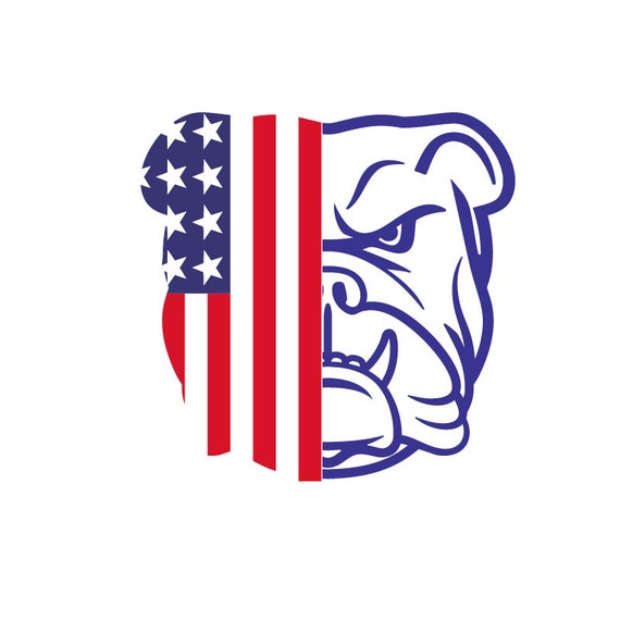English Bulldog 4th Of July Svg Files 4th July Svg Etsy