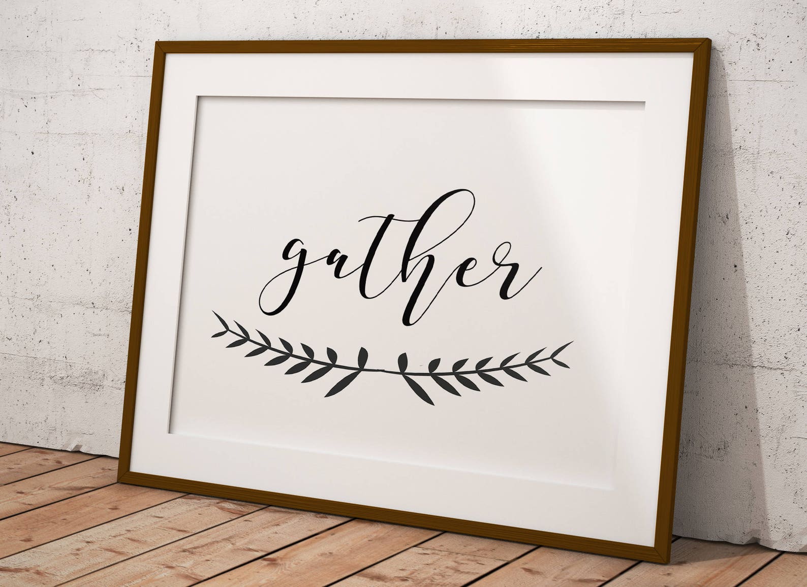 Gather Printable Gather Sign Gather Wall Decor Gather Wall | Etsy