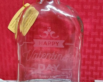 Gift|Custom Etched|Man gift| Father's Day| bar| gift| Personalized etched glass| message in a bottle| Decanter| Dad Gift| VDAY|Special Event