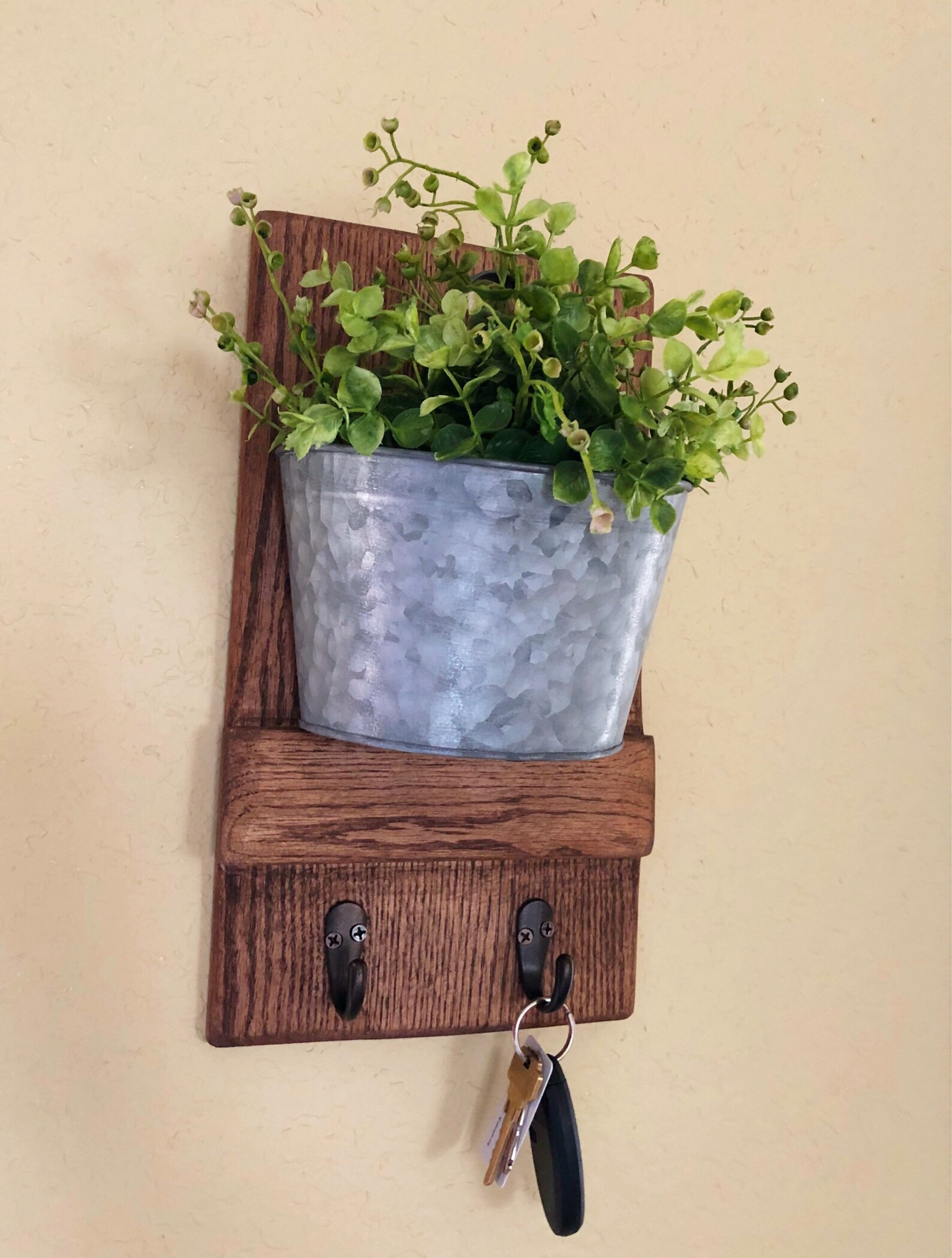 Entryway Farmhouse Decor Key Holder Rustic Home Decor Etsy