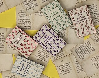 Jane Austen (quotes), Mini Books, Digital download, Printable 8.5"x11", Instant download