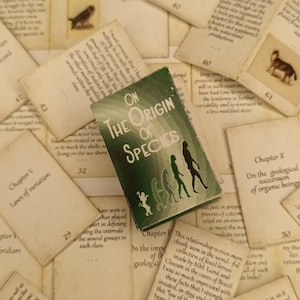 Charles Darwin 'Origin of Species' Mini Book – Printable Quote Collection (Digital Download)