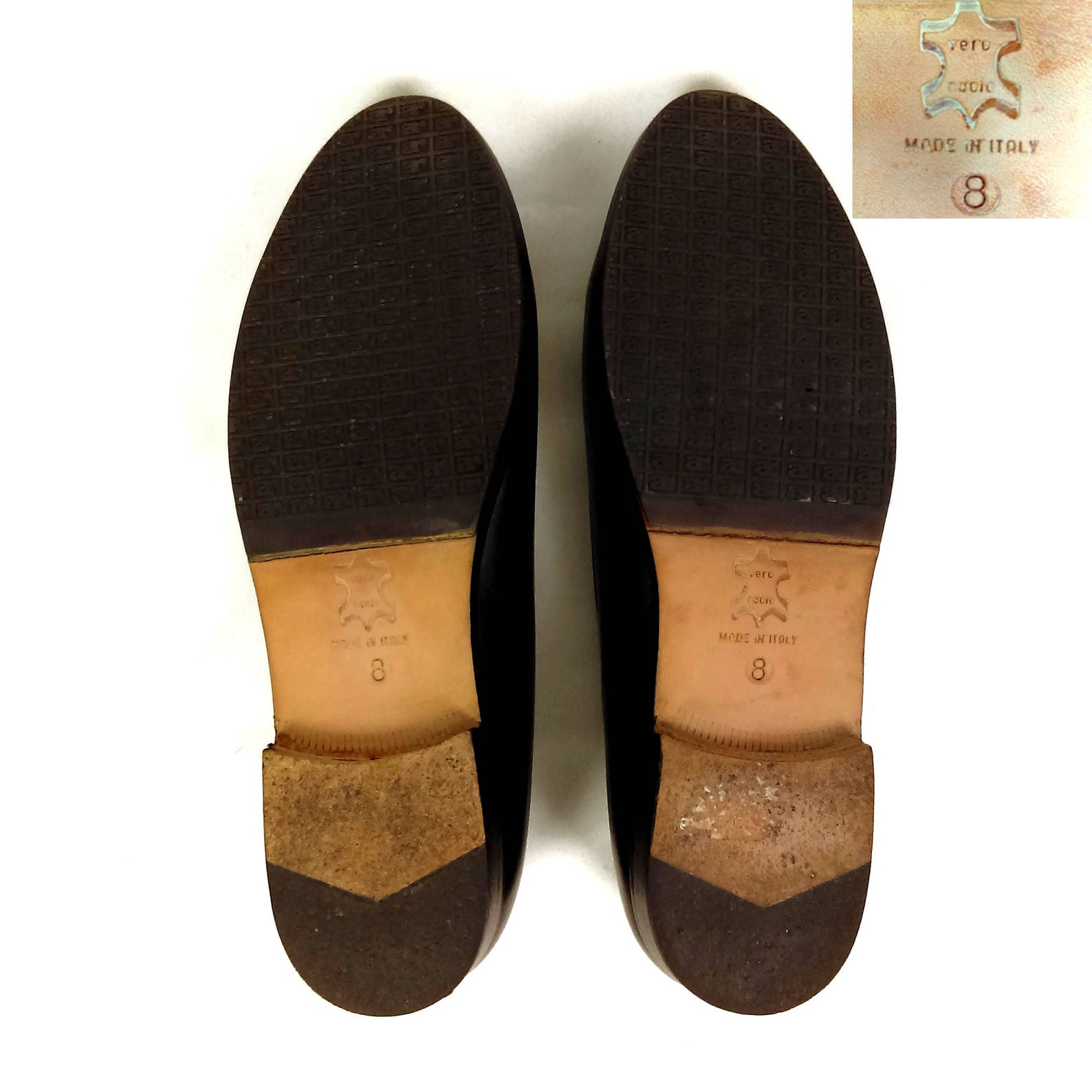 vintage 80s - 90s alfio raldo black italian leather ballet flats // calf hair // studded // rare // cuoio // grunge // 1990s // vintage 80s - 90s alfio raldo black italian leather ballet flats // calf hair // studded // rare // cuoio // grunge // 1990s //