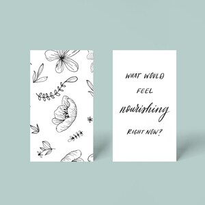 Supportive Question Note Cards | Printable Cards | Digital File | Instant Download