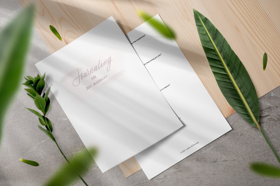 Self Discovery Journal | Printable Journal Prompts | Digital File ...