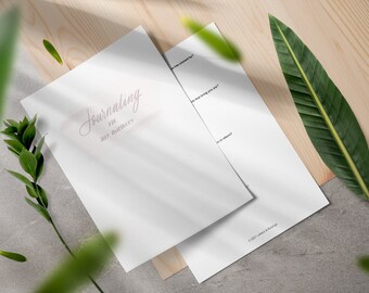 Self Discovery Journal | Printable Journal Prompts | Digital File | Instant Download