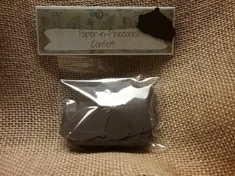 Cabin Confetti Camping Confetti Paper Confetti Brown Etsy