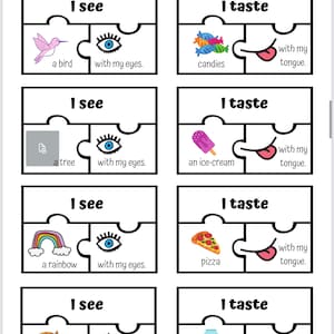 Preschool Kindergarten Printable Worksheet - Our Five Senses ...
