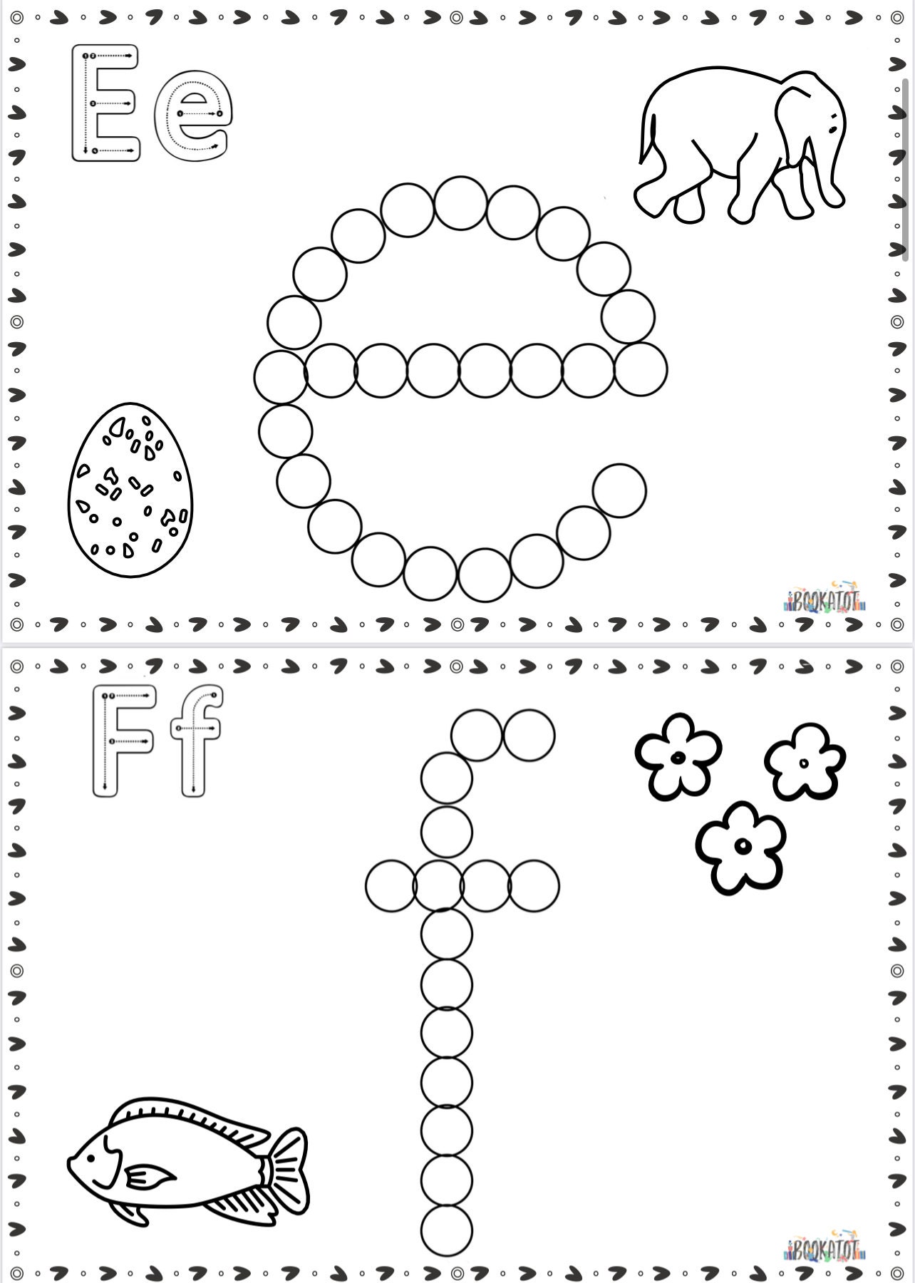 26 Pages of Printable Preschool Learn the Alphabets Dot to Dot ...