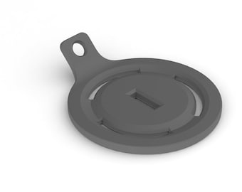 STL imprimible en 3D - Placa de pie de apoyo