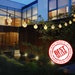 2 Packs of 30 LED Outdoor Solar Lights | Outdoor Lighting |  Solar Light Outdoor | Garden Christmas Lights | Christmas Decoration Light 