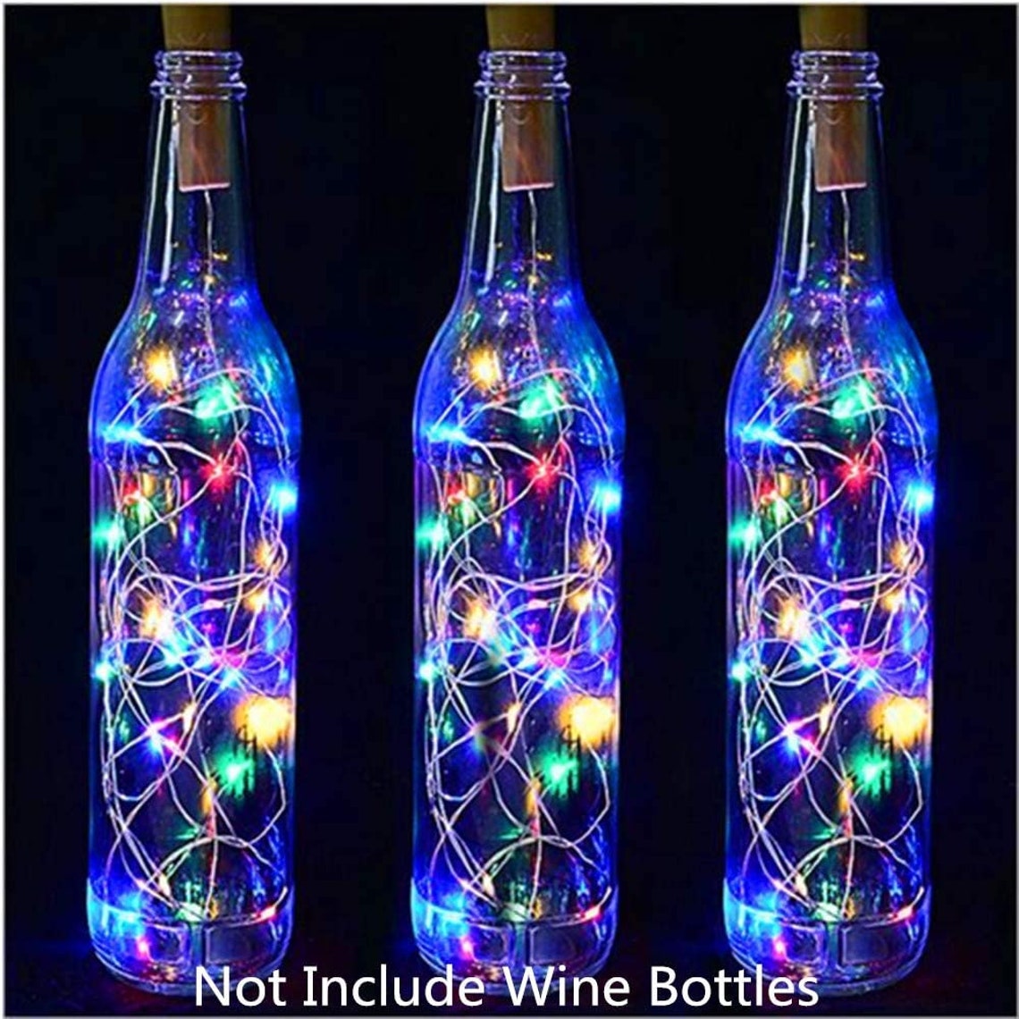 10 Pack 20 LED Wine Bottle Cork Lights Cork String Lights Etsy