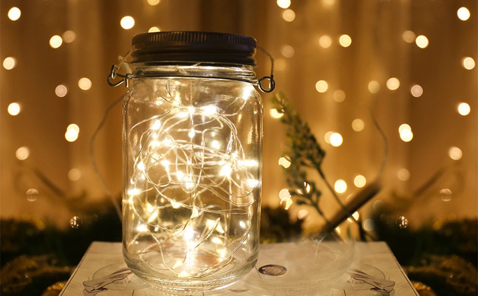 8 pack Masons Jar Lights Mason Jar svg Hanging Lights Etsy