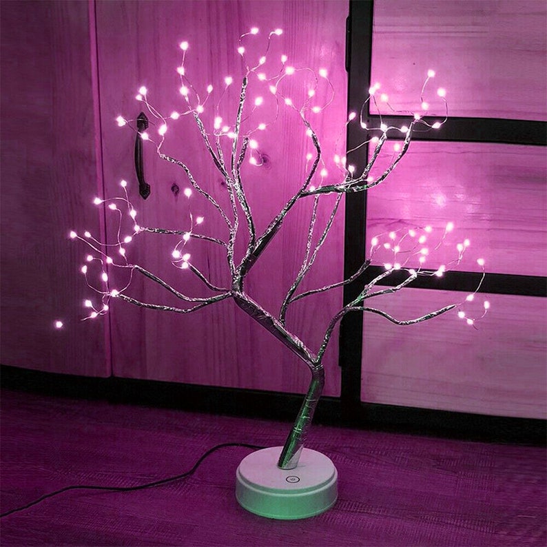 Bonsai Tree Lights Night Light Bedroom Night Light Fairy Etsy