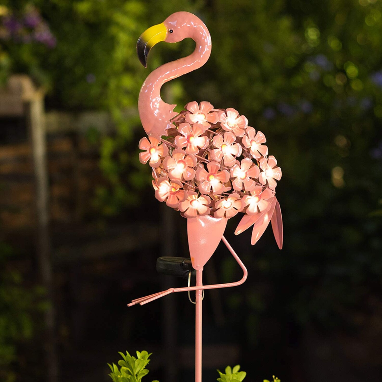 Flamingo Solar Light Solar Garden Light Outdoor Garden - Etsy