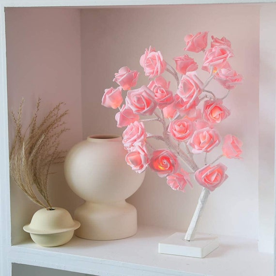 Lámpara de árbol de flor rosa artificial bonsái árbol luz gran - Etsy España Lámpara de árbol de flor rosa artificial bonsái árbol luz gran - Etsy España