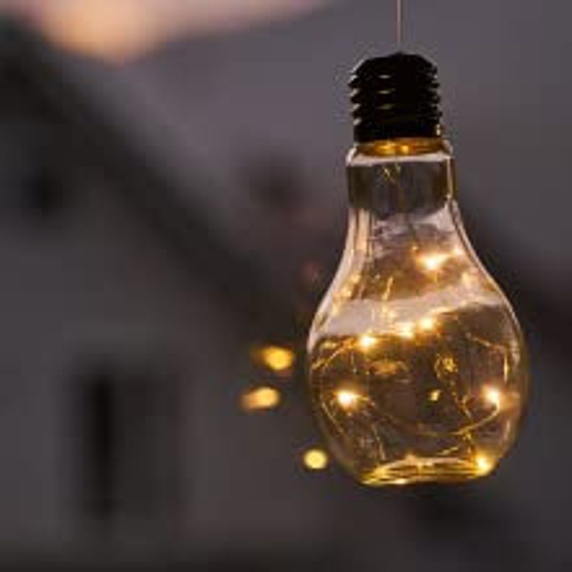 24pc Case Plastic Light Bulb Jars Silver With Labels and Etsy