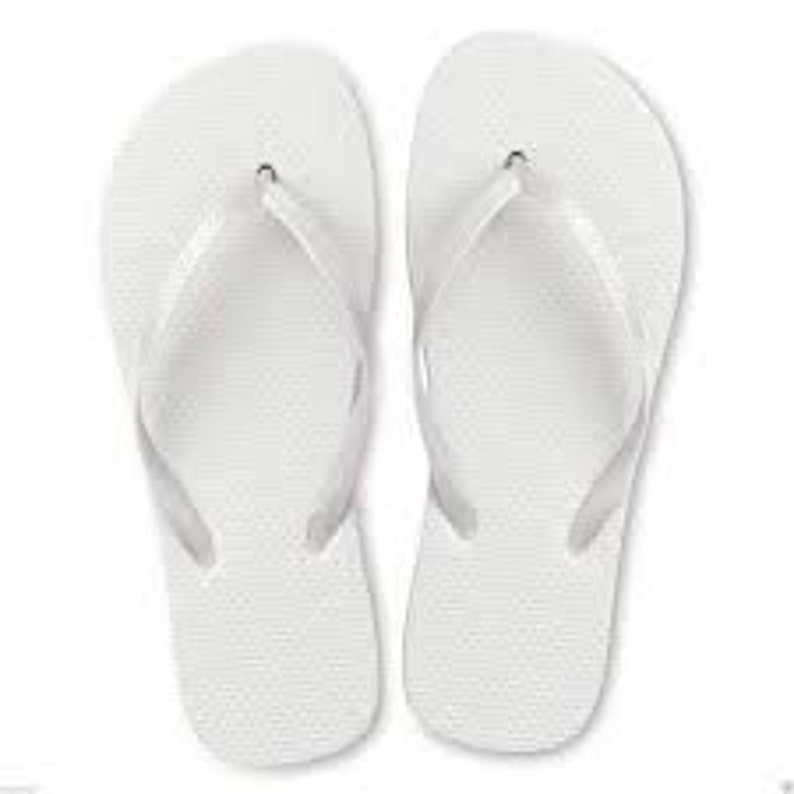 52 Pairs Wedding Flip Flops Bulk White Flip Flop Bridal - Etsy