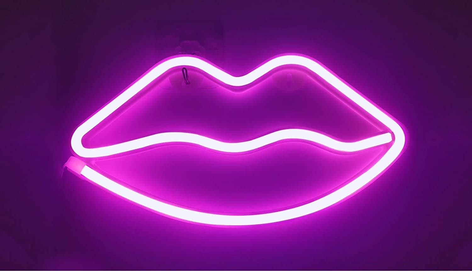 Love is Sweet Sign Pink Lip Light Neon Lights Signs for Wall | Etsy