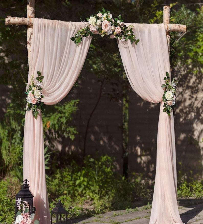 5 Pcs Pack Wedding Arch Artificial Wedding Arch Flowers Etsy