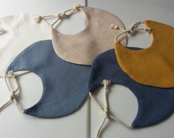 leather baby bib