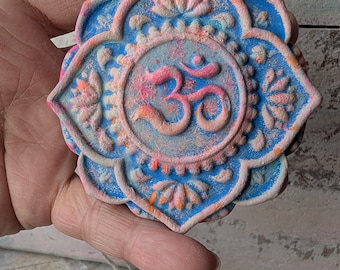 OM Altar Stone - Spiritual stone with universal vibration for your sacred space / altar / Spiritual gift idea