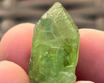 Large Raw Peridot Crystal 7.8g | Natural Green Peridot Specimen from Supat Pakistan | August Birthday Gift