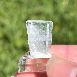 Ice Blue Aquamarine Crystal from Pakistan 5g | Raw Aquamarine Gemstone | Terminated Aquamarine Specimen | High Grade Aquamarine