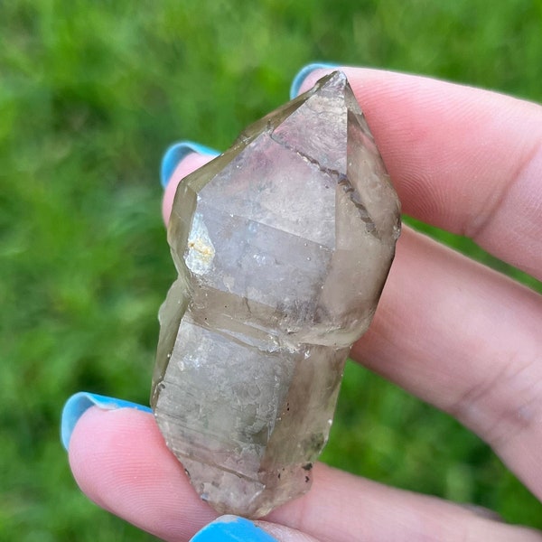 Raw Hallelujah Junction Smoky Quartz Partial Scepter | Self Collected Natural Scepter Quartz Peterson Mountain, Nevada