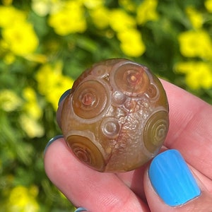 Gorgeous Multicolor Gobi Eye Agate | Gobi Desert Mongolia Agate | Rare Chalcedony and Agate Eyes | Metaphysical Healing Crystals