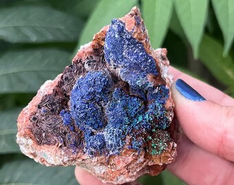 アズライト入りマラカイト原石 - モロッコ - Etsy 日本