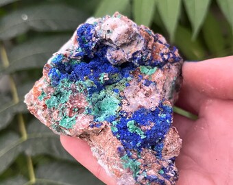 アズライト入りマラカイト原石 - モロッコ - Etsy 日本