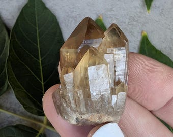 Raw Kundalini Citrine Crystal Point | Natural Untreated Citrine Quartz