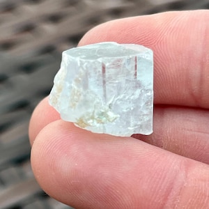 Natural Aquamarine Crystal from Pakistan 5g | Raw Aquamarine Gemstone | Terminated Aquamarine Specimen | High Grade Aquamarine
