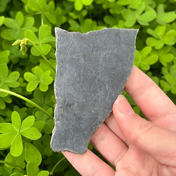 Nephrite Jade from B.C., Canada | Rough, Natural Cut Slab, Lapidary Material | Smooth Jade Slab for Jewelry Making, Pendants, Cabochons