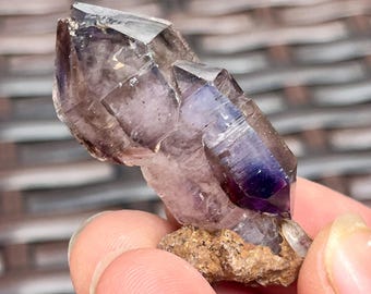 Shangaan Amethyst Scepter: High Vibration Crystal from Zimbabwe