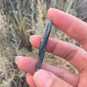 Raw Vivianite Crystal from Brazil | Blue Green Vivianite Wand, Spear, Blade | High Quality Vivianite Stone Specimen