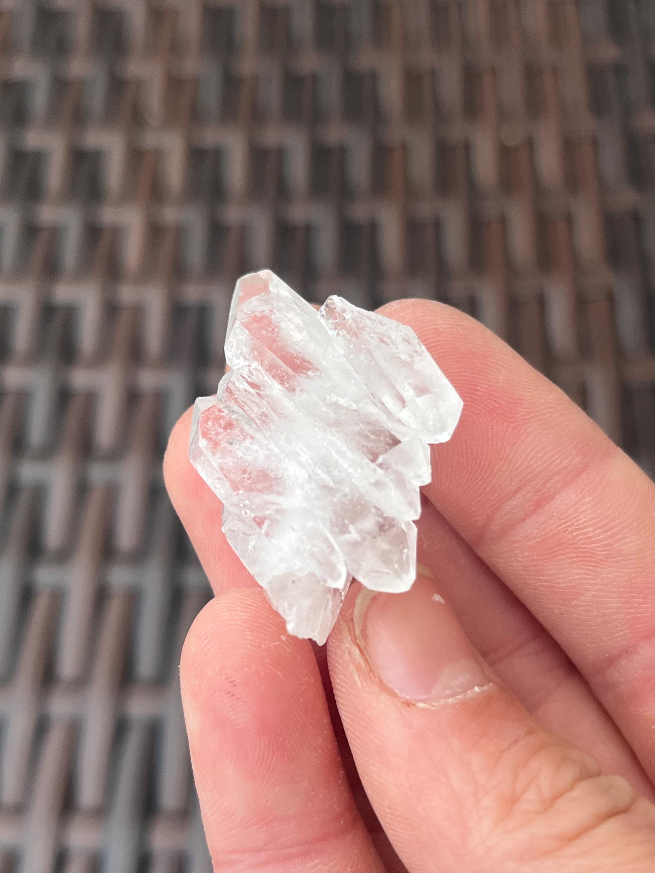 パキスタン産ファデン水晶原石クラスター｜透明多端板状水晶標本