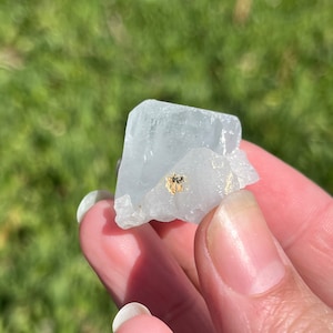 Natural Aquamarine Crystal from Pakistan 15g | Raw Aquamarine Gemstone | Terminated Aquamarine Specimen | High Grade Aquamarine