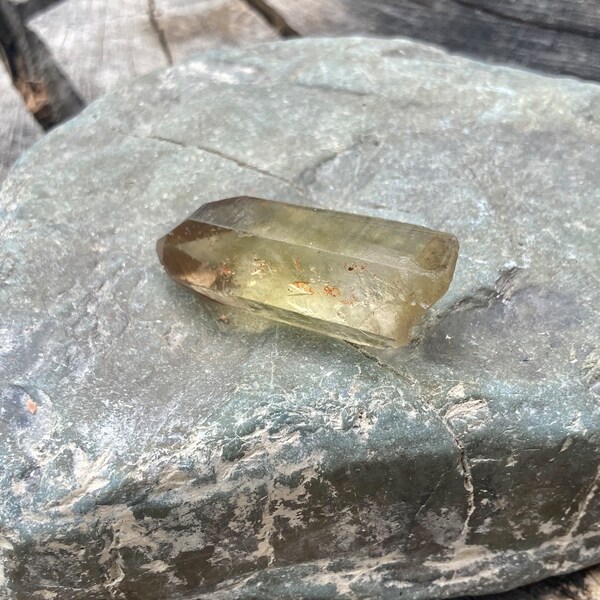 Gorgeous Natural Yellow Citrine Crystal | Raw Terminated Citrine Point | Untreated Rare Citrine from Madagascar | Amazing Vibrant Yellow