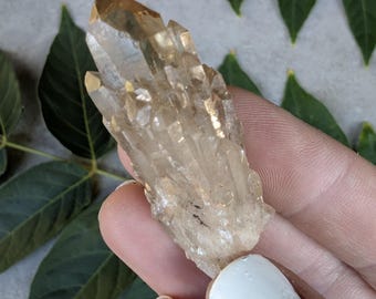 Raw Kundalini Citrine Crystal Point | Natural Untreated Citrine Quartz
