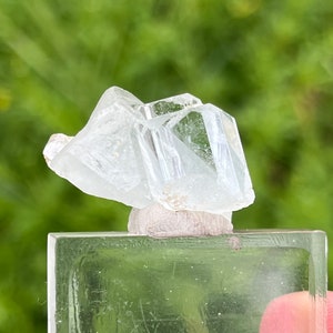 Natural Blue Aquamarine Crystal Cluster from Pakistan | March Birthstone | Raw Aquamarine Specimen | Raw Crystals for Healing, Collectors