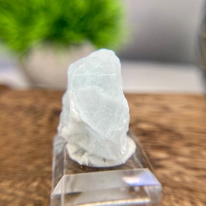 Etched Raw Aquamarine Crystal from Skardu, Pakistan | Natural Aquamarine Stone for Jewelry Making, Collectors, Gift, and Healing