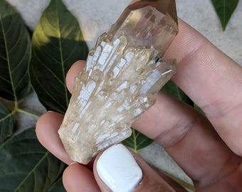 Raw Kundalini Citrine Crystal Point | Natural Untreated Citrine Quartz